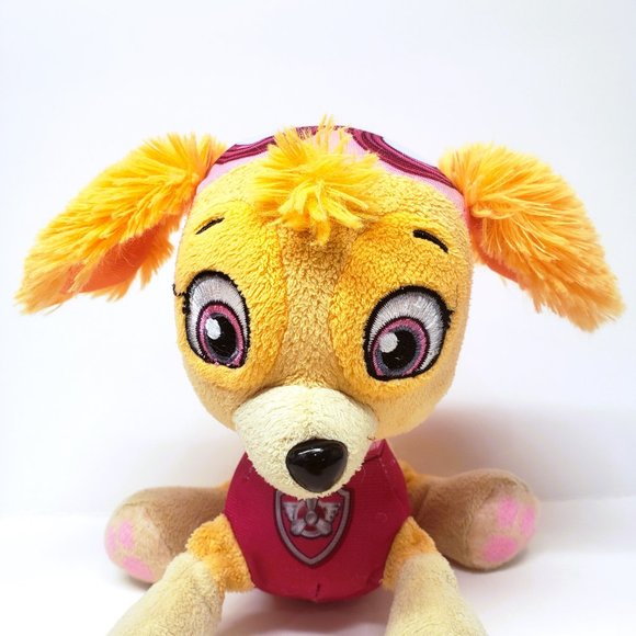 Paw Patrol Skye Spin Master Plush Stuffed Animal Dog Pink 2015 - Picture 2 of 9